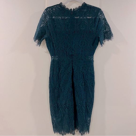 LULUS Remarkable Green Lace Midi Dress - Picture 4 of 7